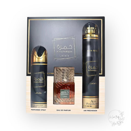 LATTAFA KHAMRAH 3 PCS GIFT SET